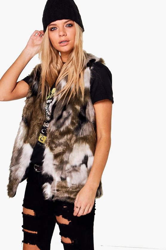 Zoe Faux Fur Gilet